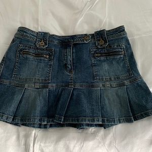 Denim Mini Skirt
